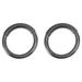 Bestonzon 1 Pair ABS Gymnastic Ring Fitness Rings Workouts Ring Home Fitness Ring Pro Gym Ring for Fitness Use (Black)