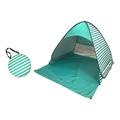 up Tent Automatic Beach Tent UPF 50 Beach Tent for Picnic Beach Backyard Green Stripes L