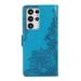 Compatible Samsung Galaxy S21 Ultra Wallet Case PU Leather Card Slots Flip Shockproof Magnetic Cover for Samsung Galaxy S21 Ultra 6.8 inch Skyblue