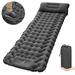 TOMSHOO Camping Sleeping Pad with Pillow Built-in Pump Ultralight Inflatable Sleeping Mat Waterproof Camping Air Mattress for Backpacking Hiking Tent Traveling