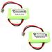 SPS Brand 2.4 V 500 mAh Replacement Battery for US Power BCO1031 Cordless Phone (2 PACK)