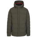 Trespass Mens Padded Jacket Quilted with Hood Habbton - Ivy S