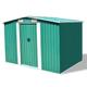 Keketa Garden Storage Shed Green Metal 257x205x178 cm