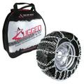 The ROP Shop | Pair of 2 Link Tire Chains With Tensioners for Suzuki UTV With 20x9x8 Tires