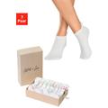 Sneakersocken LASCANA Gr. 39-42, weiß (7 x weiß) Damen Socken Multipacks