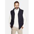 Steppweste CABANO "Cotton-Touch-Weste", Herren, Gr. 28, blau (dunkelblau), 100% Polyester, klassisch, normal, hoch geschlossener Ausschnitt, Westen, in wasserabweisender Qualität