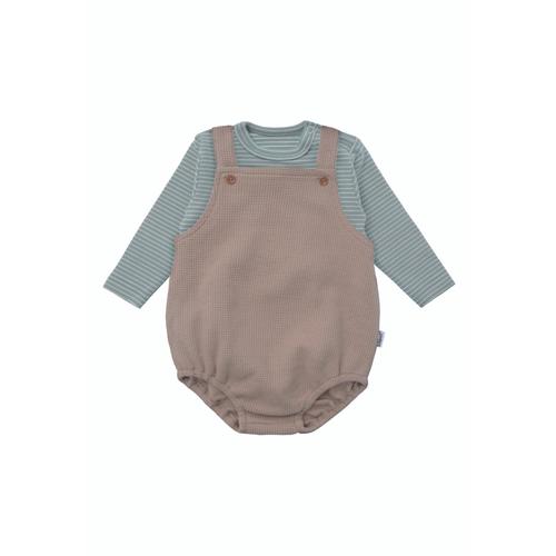 Strampler LILIPUT Gr. 74/80, EURO-Größen, bunt (mehrfarbig) Baby Overalls bestehend aus Latzshorts und Langarmshirt