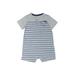 Carter's Short Sleeve Outfit: Gray Print Bottoms - Size 18 Month