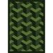 Green 5'4" x 7'8" Area Rug - Joy Carpets Emerald Area Rug | Wayfair 1505C-09