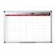 Bi-Office Weekly Magnetic Whiteboard Planner Aluminium Frame 900x600mm DD