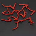 1PCSNatural Stone Coral Bead Red Irregular Branch Shape Pendant For Jewelry Making DIY Bracelet