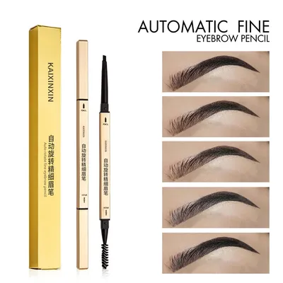 Natural Long Lasting Black Brown Eyebrow Pencil Waterproof Tip Fine Eyebrow Tattoo Pen Women Eye