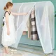 Clothing Hanging Big Dust Cover Waterproof Dustproof Wardrobe Storage Bags Can Washable Coat Rack