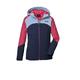 killtec Mädchen Funktionsjacke/Outdoorjacke mit Kapuze KOS 335 GRLS JCKT, navy blue, 140, 41646-000