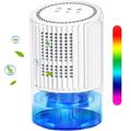 Dehumidifiers for Home - 35oz Dehumidifier for Bedroom Portable Small Dehumidifier with Auto Defrost Function,2 Working Modes,Smart Auto-Off,Ultra Quiet for Wardrobe,Bathroom,Basement,Kitchen - White