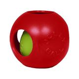 Jolly Pets Teaser Ball Dog Toy Small/4.5 Inches Red (1504 RD)