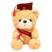 NUOLUX Graduation Bear Plush Stuffed Bear Lovely Plush Toy Graduation Bear Gift