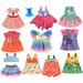ebuddy 10 Sets Baby Doll Clothes Outfit Dress for 10 Inch Baby Dolls 12 Inch Baby Dolls 14 to 14.5 Inch Dolls(Fashion Sets)