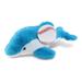 DolliBu Dolphin Stuffed Animal with Baseball Plush - Soft Huggable Dolphin Adorable Playtime Plush Toy Cute Wildlife Gift Super Soft Plush Doll Animal Toy for Kids and Adults - 18 Inches