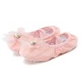 eczipvz Toddler Shoes Children Shoes Dance Shoes Dancing Ballet Performance Indoor Pearl Flower Yoga Practice Dance Youth Shoes High Tops (Pink 2 Big Kids)