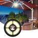 DYTTDG Compact Travel Umbrella Solar Umbrella Lights Outdoor Timed Remote Control Solar Powered Patio Umbrella Light LED Umbrella Patio Light For Beach Tent Camping Garden Party Windproof sun umbrella