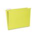 1Pack AbilityOne 7530013649501 SKILCRAFT Hanging File Folder Letter Size 1/5-Cut Tabs Yellow 25/Box