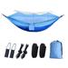 TOMSHOO Automatic Quick-opening Hammock with Mosquito Net Camping Portable Hammock -rollover Nylon Hammock