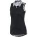 Adidas Golf Ladies Ultimate365 Print Sleeveless Polo Black Extra Small