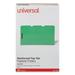 1PC Universal Deluxe Reinforced Top Tab Fastener Folders 0.75\\ Expansion 2 Fasteners Legal Size Green Exterior 50/Box