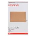 1PC Universal Reinforced Kraft Top Tab File Folders Straight Tabs Legal Size 0.75\\ Expansion Brown 100/Box