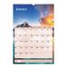 1PC AT-A-GLANCE Scenic Monthly Wall Calendar Scenic Landscape Photography 15.5 x 22.75 White/Multicolor Sheets 12-Month (Jan-Dec): 2024