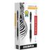 1PC Zebra Sarasa Dry Gel X20 Gel Pen Retractable Fine 0.5 mm Black Ink Smoke Barrel 12/Pack