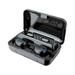 Wireless Earbuds Bluetooth 5.1 Headphones Deep Bass Stereo and Noise Cancelling Headphones LED Power Display Earphones Ear Buds IP5 Waterproof Wireless Headset for Sport TV - black