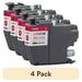 (4 pack) Brother BRTLC3029M LC3029 Super High-Yield Ink Cartridge 1 Each