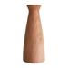 Wooden VASES Tall Bud Vase Wood Flower Vase Leakproof Handmade Plant Pots Decorative Flowerpot Arranging Bouquets Connected Tube Small Caliber