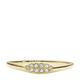 Fossil Damen Ring, All Stacked Up Gold-Tone Edelstahl Stack Ring