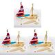 Baker Ross EF666 Ross Holz-Bastelsets „Segelboot“ - für Kinder zum Basteln und Bemalen - toll als Dekoration (2 Stück), 19 cm, Holzfarben (Packung mit 3)