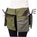 Htovila Garden Tool Belt Canvas Waist Tool Apron with Pockets Gardening Kit Tote Bag Home Organizer Gardening Tool Kit Holder Lawn Yard Storage Bag Carrier