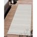 Well Woven Indoor/Outdoor Runner Rug 2 7 x 9 10 Arwen Ivory Beige Moroccan Striped