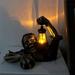 CWCWFHZH Halloween Decorations Horror Halloween Lantern Man Crafts Set A Garden Ornament Scary Statue