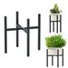Urban Deco Adjustable Metal Plant Stand Outdoor & Indoor Fits for 8-14 inches Plant Pot Stand Mid Century Modern Planter Pot Holder Corner Plant Stands