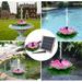 Choice Solar garden water fountains Outdoor fountain for the yard Yard fountains Sprinklers For Yard Feature Floating Outdoor Floating Water Fountains Pool Fountains Solar Patio & Garden