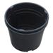 NUOLUX Round Bucket Thicken Plastic Flower Pots Detachable Potato Peanut Ginger Growing Bucket Garden Balcony Planters Pot (Black)