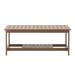 Clihome 45 HIPS Resin Outdoor Rectangular Coffee Table