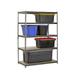 Muscle Rack 48 W x 24 D x 72 H 5-Shelf Steel Freestanding Shelves Silver-Vein shelves storage organizer shelf
