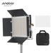 Andoer-2 Andoer Professional LED Video Light Dimmable 660 LED Bulbs Bi-Color Light Panel 3200-5600K CRI 85+ with U Bracket & Barndoor Kit for Studio Photography Video Shooting