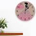 Girl Butterfly Chandelier Wall Clock Decorative for Living Room Kitchen Bedroom Home Office Silent Wall Clocks