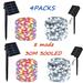 Solar String Lights Powered Copper Wire 8 Modes 30m 300 LED Solar Fairy Lights Flexible Waterproof Indoor Outdoor Lighting for Garden Patio Windows Trees Party 4 Pack