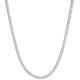 Bling For Your Buck Men's Sterling Silver Italian Diamond-Cut Cuban Curb Chain Necklace 22