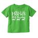 Born To Ride Horses With Grandma Toddler Boy Girl T Shirt Infant Toddler Brisco Brands 5T